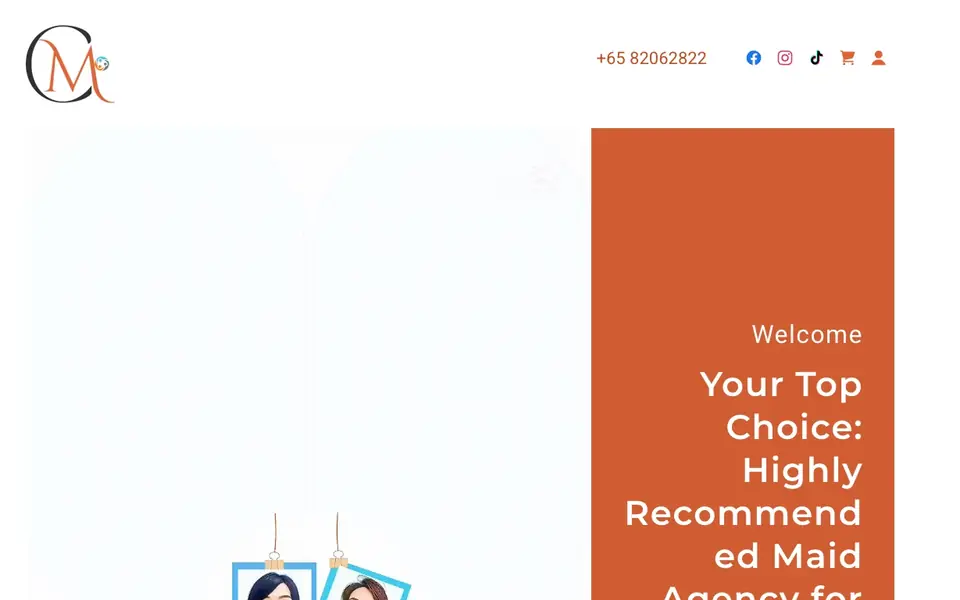 Charming May website homepage, 4 Oct 2026