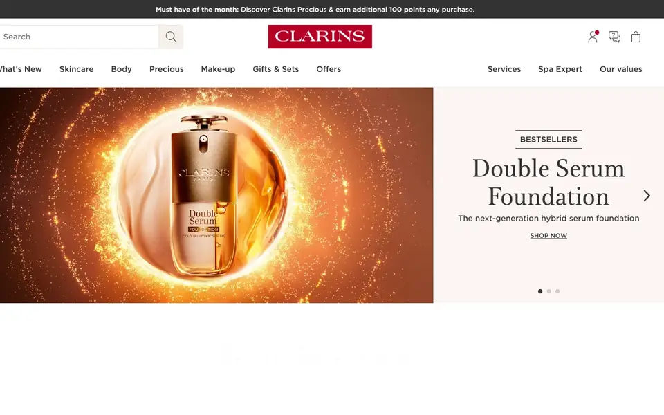My Clarins CLEAR-OUT Targets Imperfections – 15ml website homepage, 4 Oct 2026