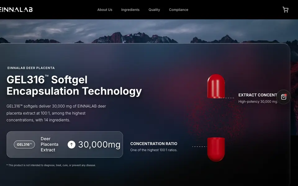 EINNALAB website homepage, 4 Oct 2026