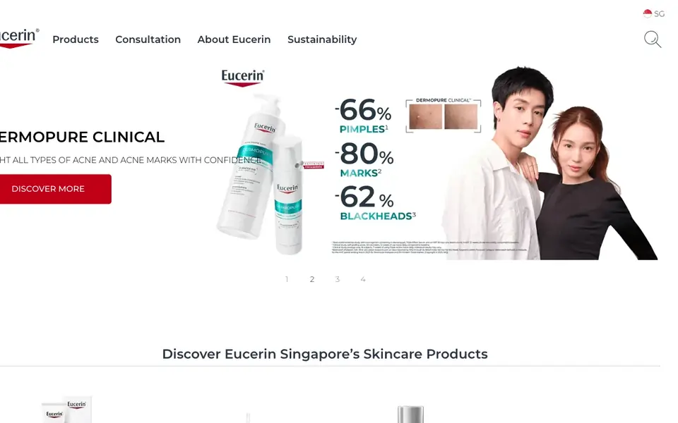Eucerin ProAcne Solution A.I. Clearing Treatment – 40ml website homepage, 4 Oct 2026