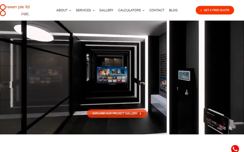 Greeen website homepage, 4 Oct 2026