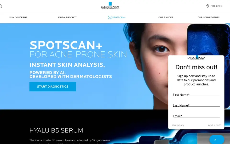 La Roche-Posay Effaclar Duo (+) – 7.5ml website homepage, 4 Oct 2026