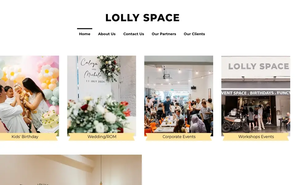 Lolly Space SG website homepage, 4 Oct 2026