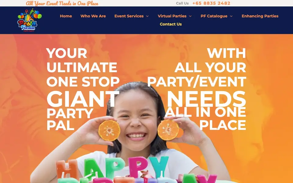Pesta Fiesta website homepage, 4 Oct 2026